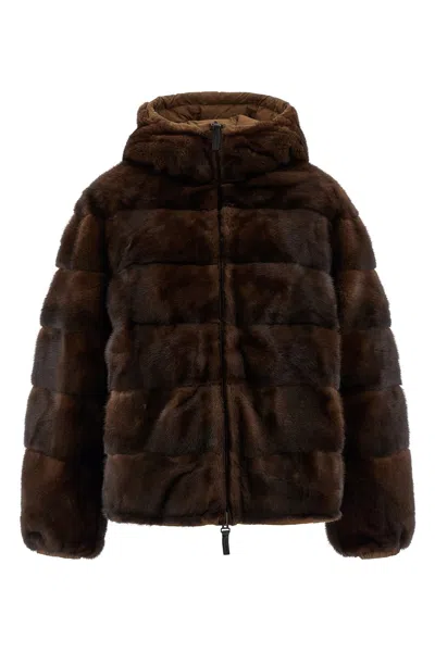 YVES SALOMON REVERSIBLE FUR
