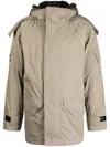 Yves Salomon Reversible Hooded Parka In Brown
