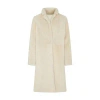 Yves Salomon Reversible Merino Coat In White