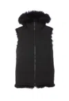 YVES SALOMON REVERSIBLE PADDED VEST