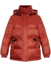 Yves Salomon Reversible Puffer Jacket In Brown