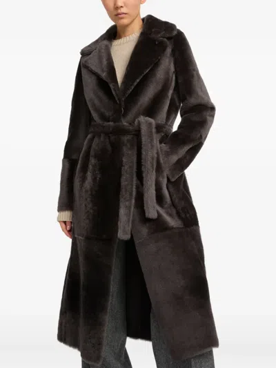 YVES SALOMON REVERSIBLE SHEARLING COAT