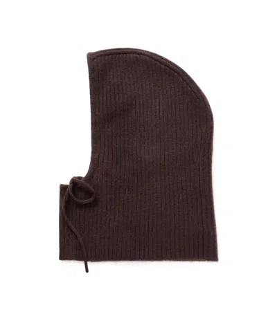 Yves Salomon Ribbed Cashmere Balaclava In No