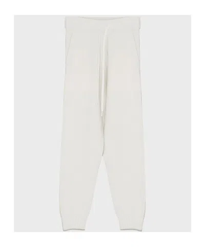 Yves Salomon Rope Sweatpants In White