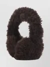 Yves Salomon Round Handle Purses And Cardholders In Brown