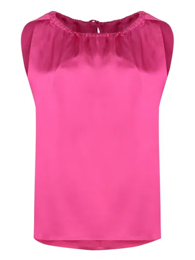YVES SALOMON SATIN BLOUSE