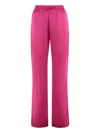 Yves Salomon Viscose Trousers In Pink