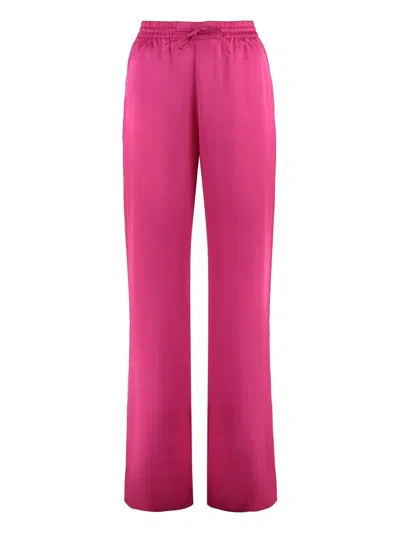 YVES SALOMON SATIN TROUSERS