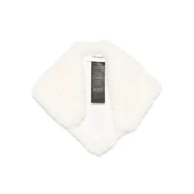 Yves Salomon Scarf In White