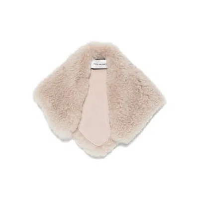 Yves Salomon Scarves In Sand