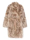 Yves Salomon Coats Brown In Neutral