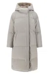 Yves Salomon Sheraling Insert Down Jacket Puffer Jackets Gray In Gray