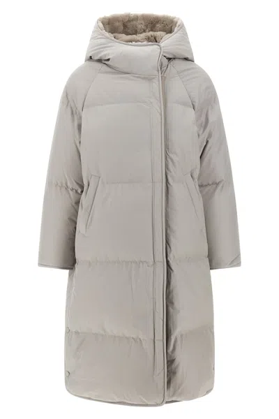 YVES SALOMON SHERALING INSERT DOWN JACKET