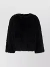 YVES SALOMON SHORT FUR SLEEVE JACKET