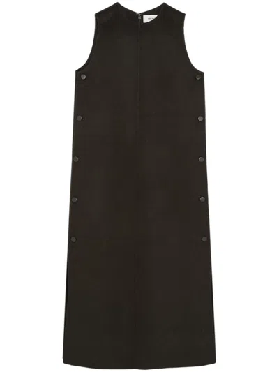 Yves Salomon Sleeveless Dress In 黑色