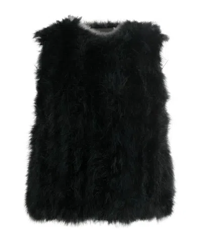 YVES SALOMON SLEEVELESS VEST