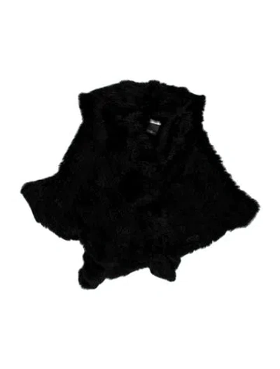 Pre-owned Yves Salomon Snood In Black