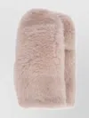 YVES SALOMON SOFT FAUX FUR RECTANGULAR GLOVES