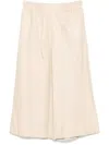Yves Salomon Straight Leg Trouser In Neutrals