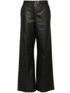 Yves Salomon Straight-leg Trousers In Black