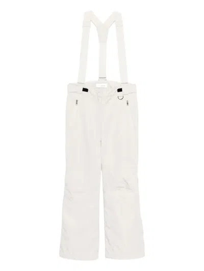 Yves Salomon Suspenders Ski Pants In Neutral