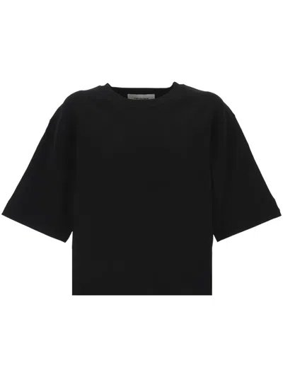 Yves Salomon T-shirts And Polos In Black