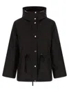 Yves Salomon Technical Black 2-in-1 Parka With Removable Mink Fur Lining In Black