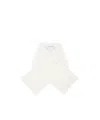 Yves Salomon White Technique Down Shearling Scarf In White