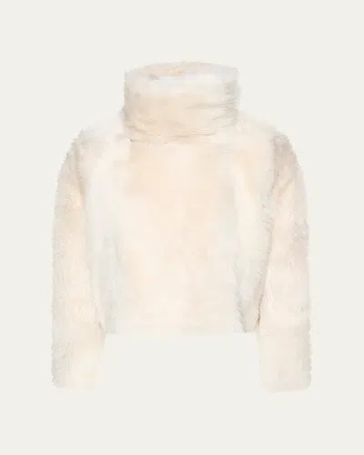 YVES SALOMON TOSCANA LAMBSKIN SHORT JACKET