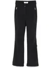 Yves Salomon Slight-flared Ski Bottoms In Black