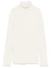 Yves Salomon Turtleneck Sweater In Neutrals