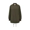 Yves Salomon Twill And Shearling Reversible Blouson Jacket In Multi