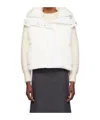 Yves Salomon Ultralight Down Vest In White