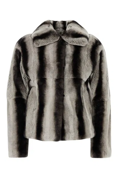 YVES SALOMON YVES SALOMON VESTE 55CM