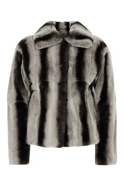 YVES SALOMON VESTE 55CM