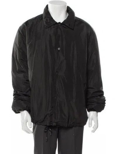 Pre-owned Yves Salomon Windbreaker In Gray