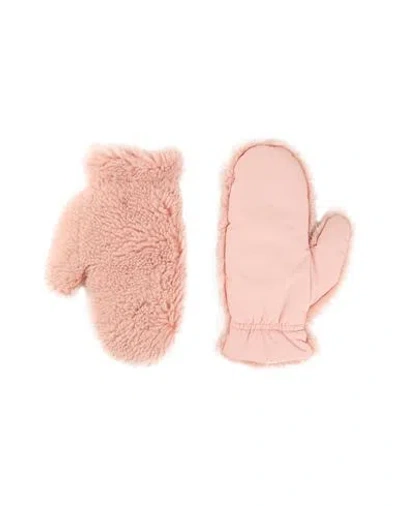 Yves Salomon Woman Gloves Blush Size Onesize Lambswool In Pink