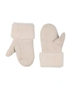 Yves Salomon Woman Gloves Ivory Size Onesize Lambskin, Shearling In White