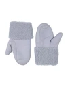 Yves Salomon Woman Gloves Light Blue Size Onesize Lambskin, Shearling