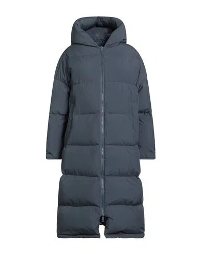 Yves Salomon Woman Puffer Lead Size 2 Polyester In Blue