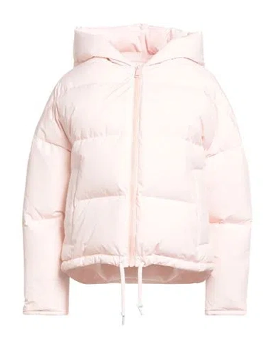YVES SALOMON YVES SALOMON WOMAN PUFFER LIGHT PINK SIZE 2 POLYESTER