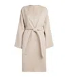 YVES SALOMON WOOL-BLEND WRAP COAT