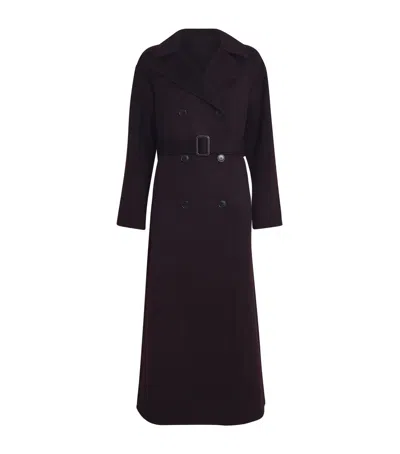 Yves Salomon Wool-cashmere Double-breasted Coat In Black
