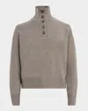 Yves Salomon Wool Turtleneck Pullover In Neutral