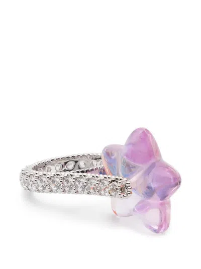Yvmin Anello Zirconia In Pink