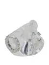 Yvmin Bear Embellished Ring In Orange
