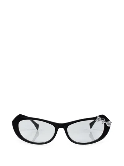 Yvmin Bowknot Glasses In Black