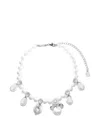 Yvmin Bear Necklace In Metallic