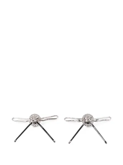 Yvmin Hair-clip Earrings In Metallic
