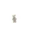 Yvmin Teddy Bear Brass Earrings In Metallic